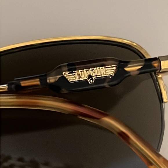 Authentic America 90’s Top Gun aviator vintage designer sunglasses Made it Italy - Picture 11 of 15